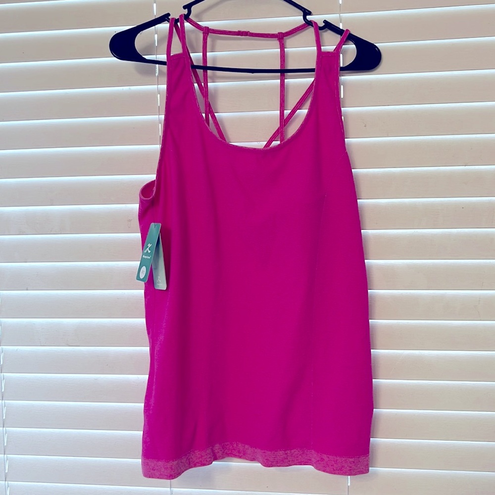 Women's Kapion Hot Pink Athletic Tank Top